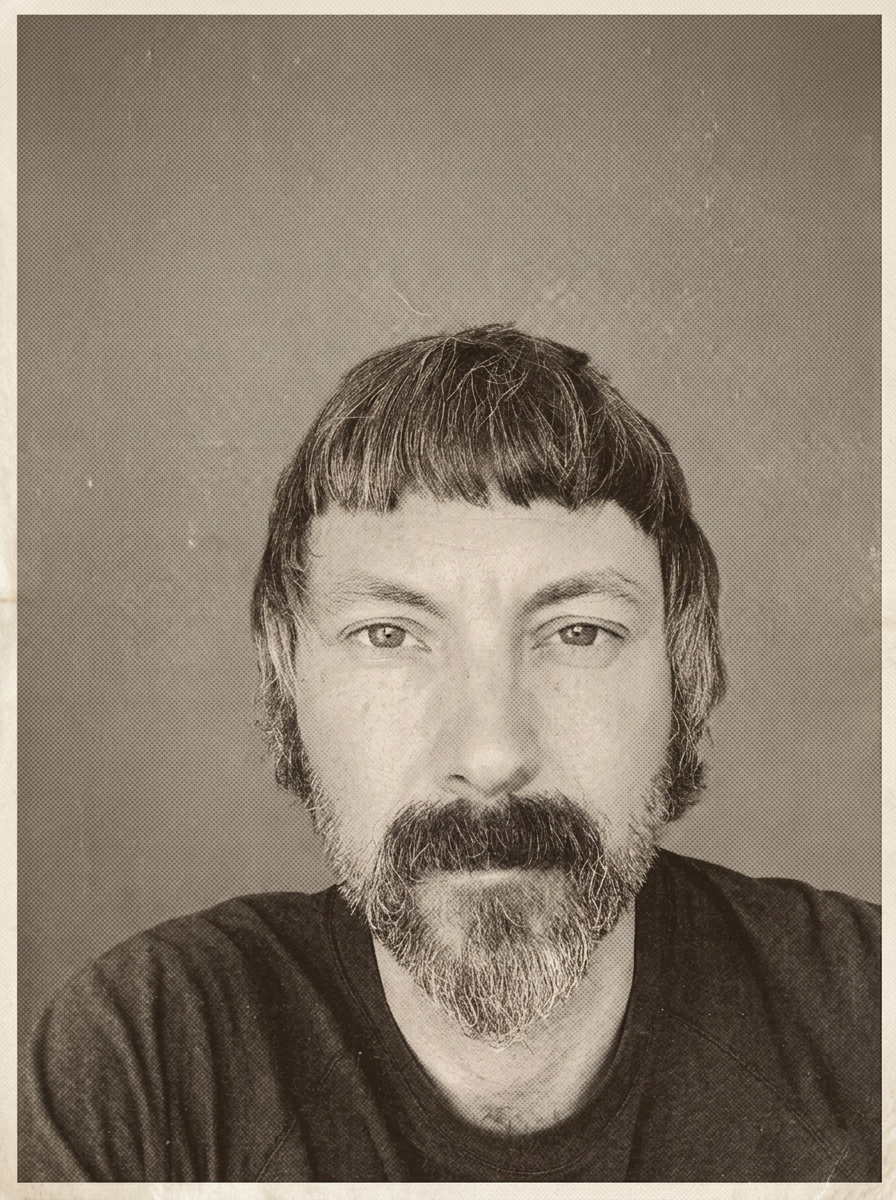 Sepia halftone portrait of Neil Madison, Portland historian